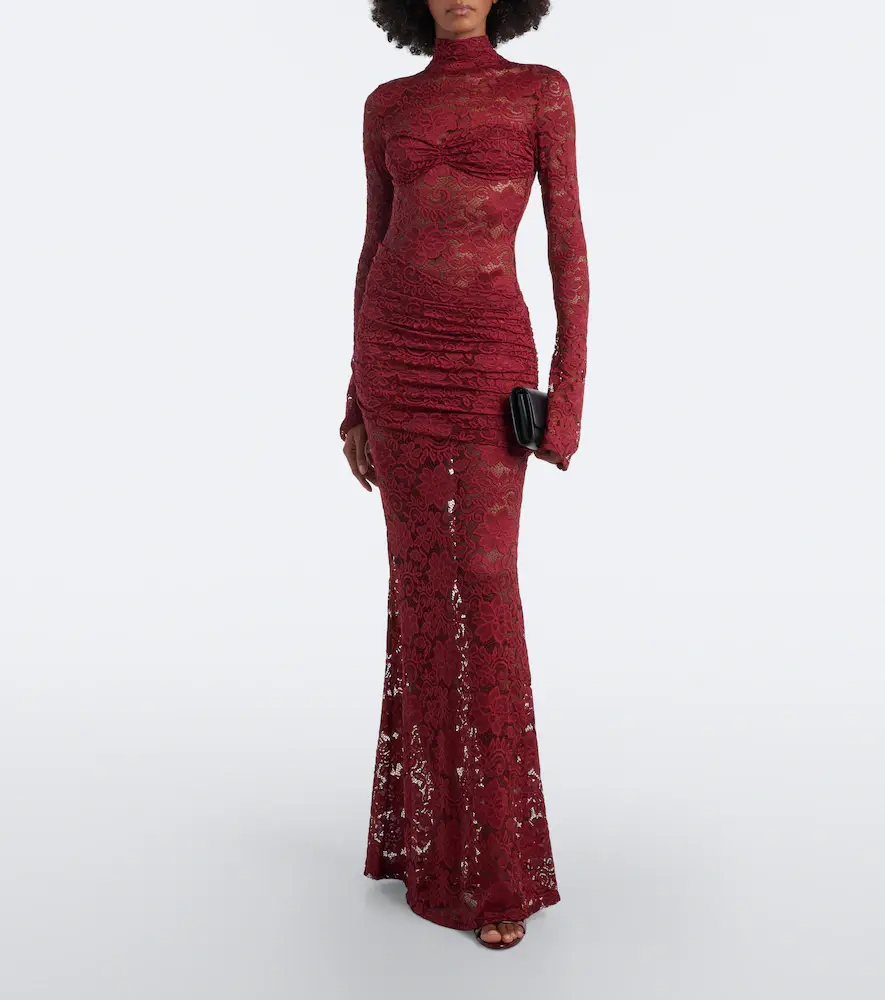Bananhot Francisca guipure lace gown | Thumbnail 4