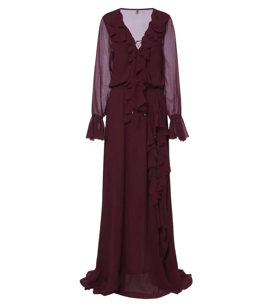 Bellen ruffled maxi dress