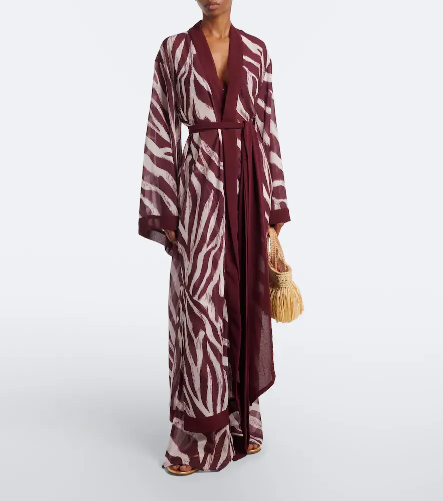 Bananhot Jim zebra-print beach cover-up | Thumbnail 4