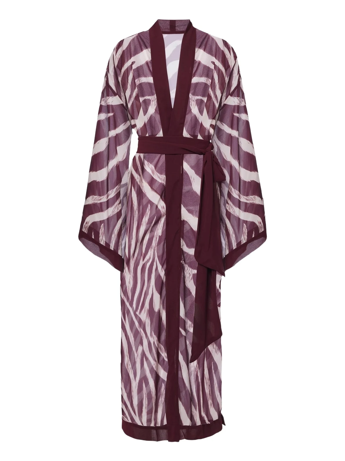 Bananhot Jim zebra-print beach cover-up