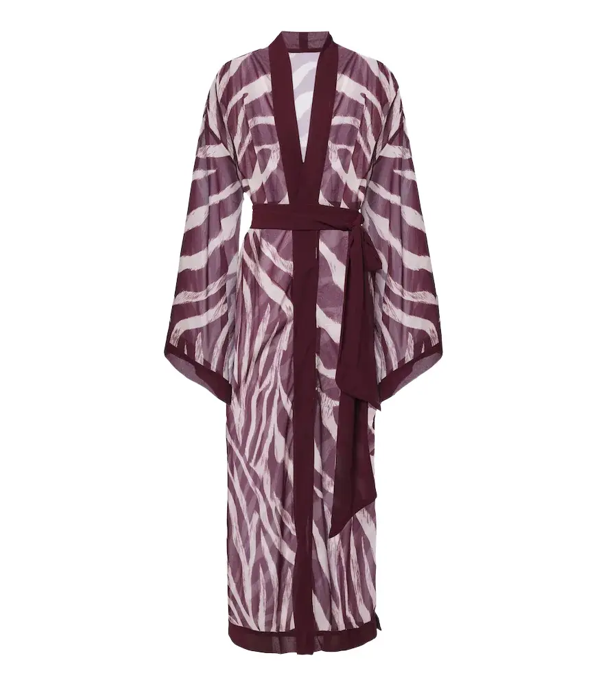 Bananhot Jim zebra-print beach cover-up