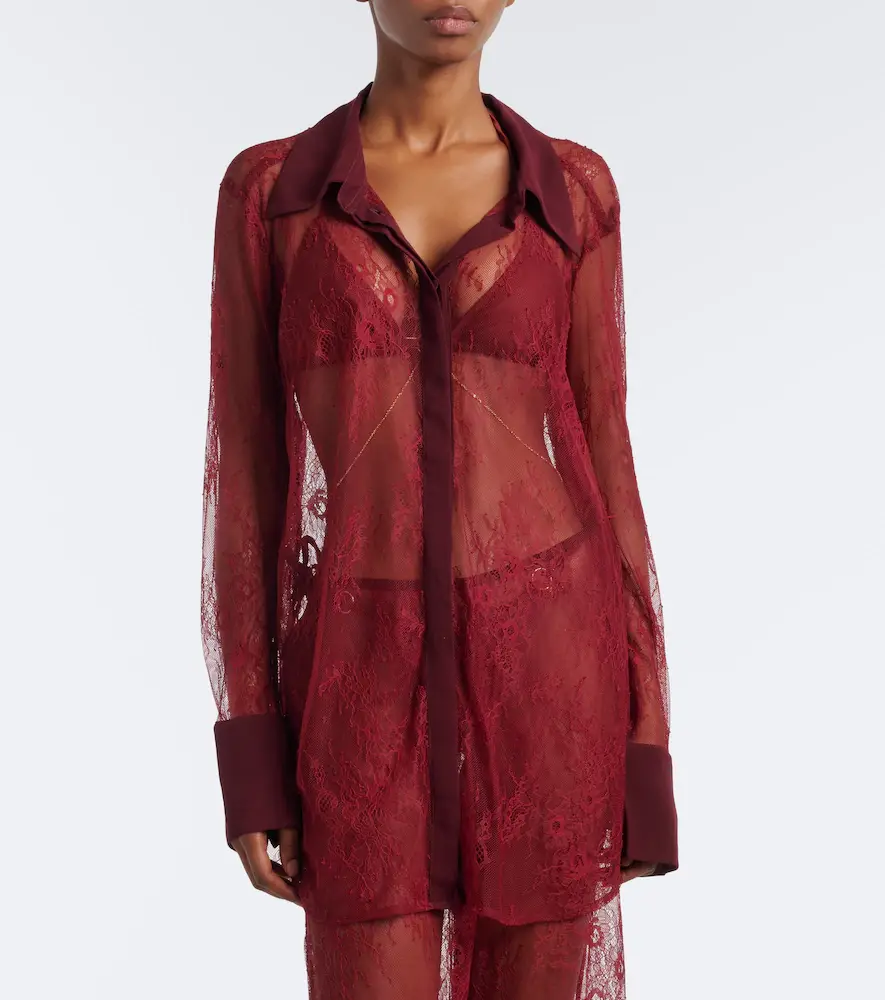 Bananhot Allen lace shirt | Thumbnail 4