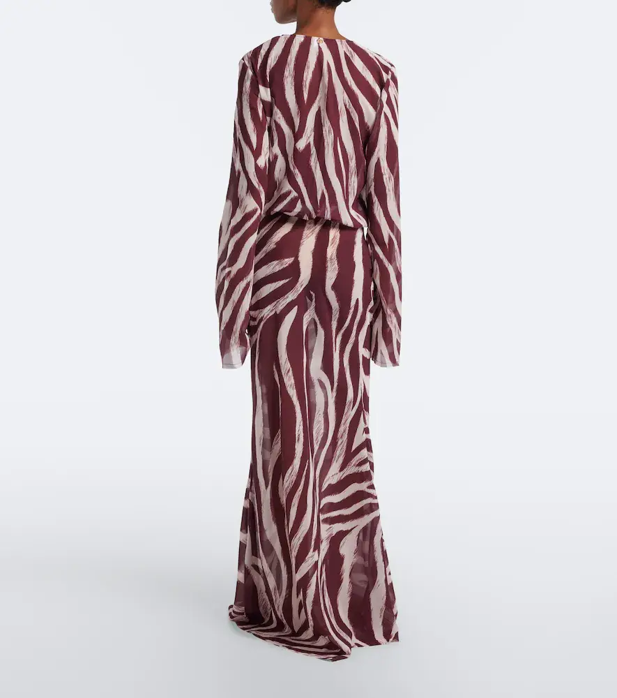 Bananhot Nema zebra-print maxi dress | Thumbnail 2