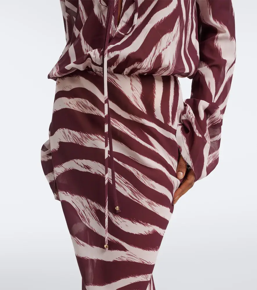 Bananhot Nema zebra-print maxi dress | Thumbnail 3