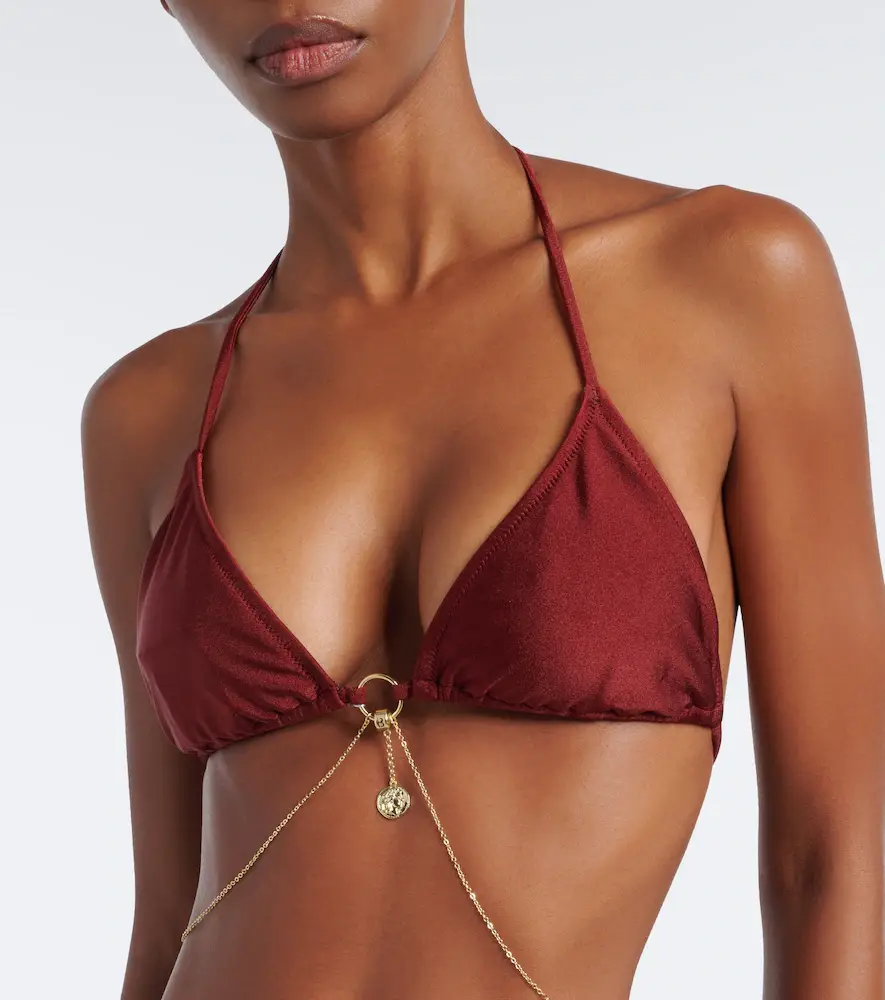 Bananhot Chain embellished bikini top | Thumbnail 2