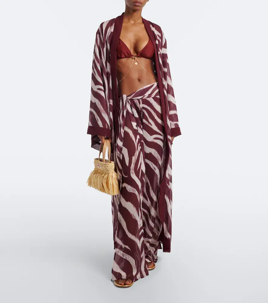 Bananhot Bowie zebra-pants wide-leg pants | Thumbnail 4 Bananhot Bowie zebra-pants wide-leg pants | Thumbnail 4