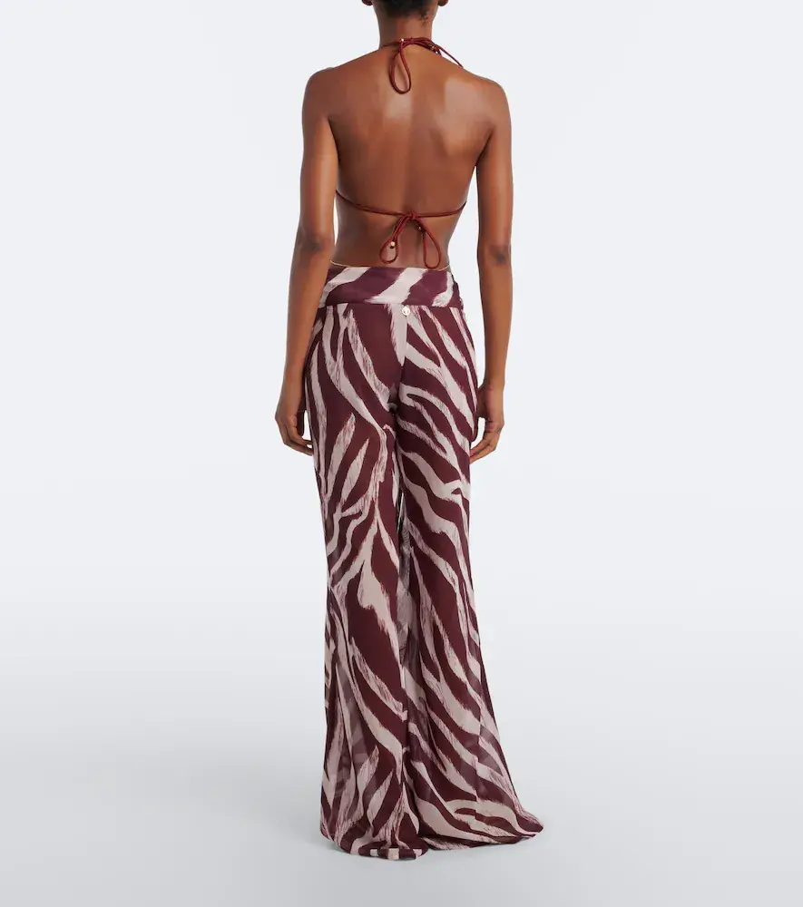 Bananhot Bowie zebra-pants wide-leg pants | Thumbnail 5 Bananhot Bowie zebra-pants wide-leg pants | Thumbnail 5