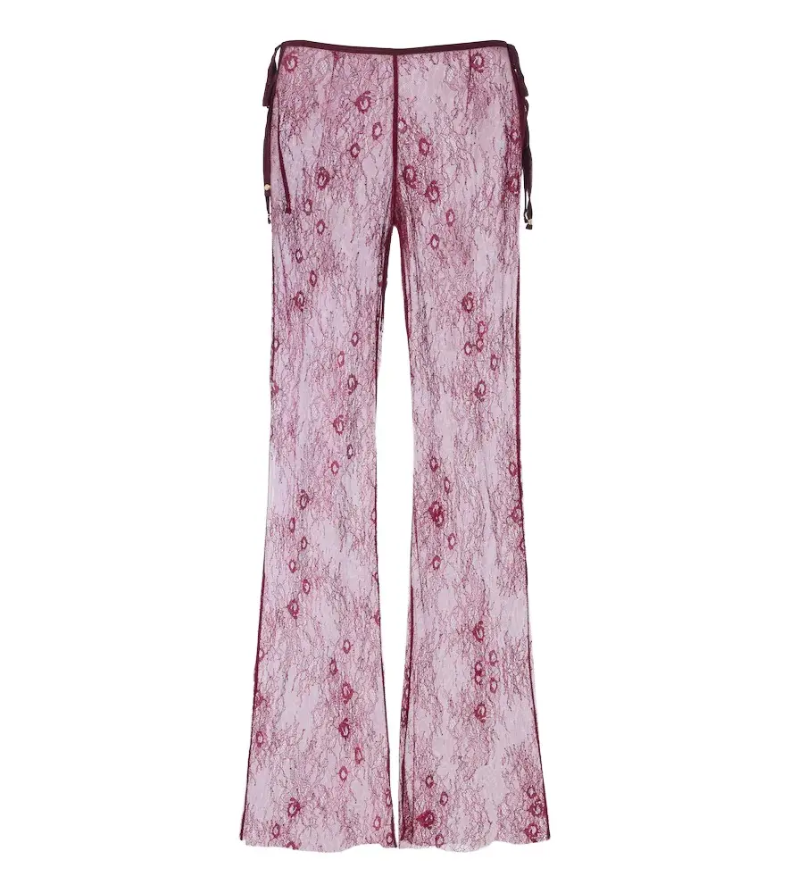 Bananhot Allen lace wide-leg pants