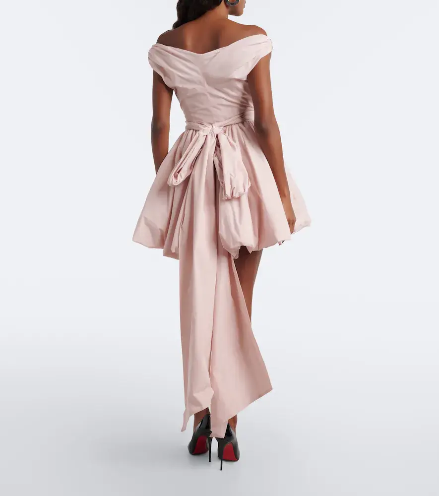 BLUMARINE Off-shoulder minidress | Thumbnail 4 BLUMARINE Off-shoulder minidress | Thumbnail 4