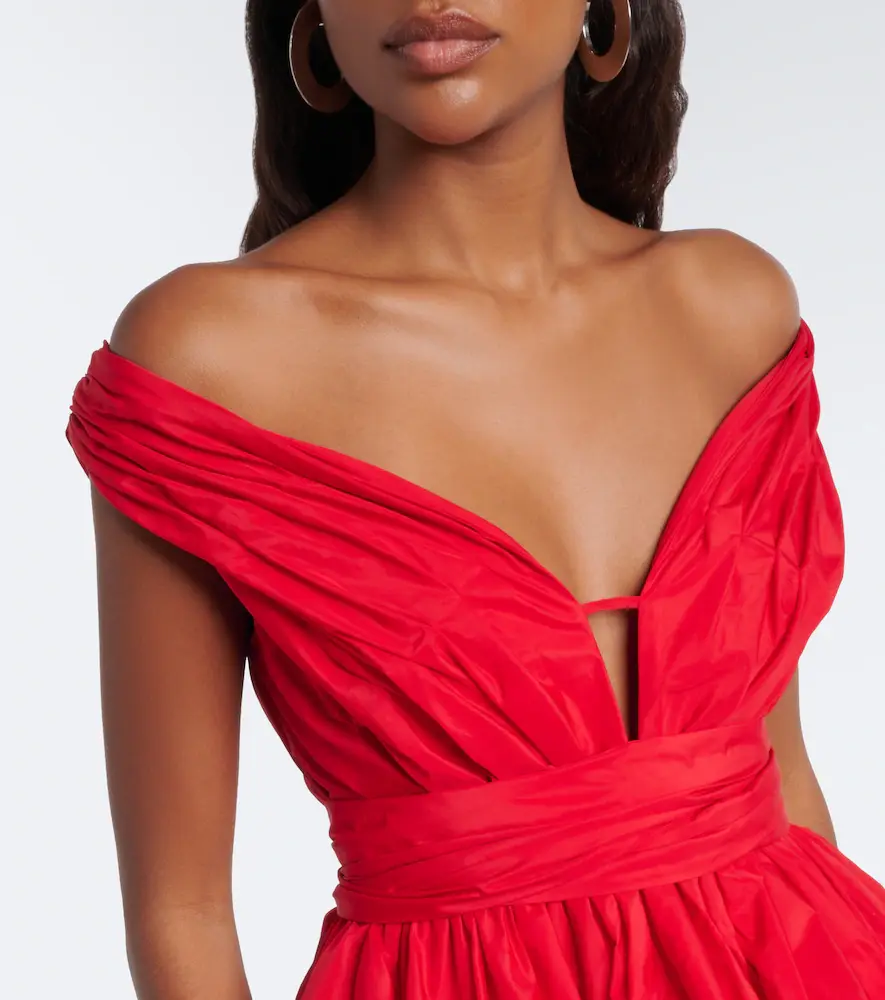 BLUMARINE Off-shoulder minidress | Thumbnail 4 BLUMARINE Off-shoulder minidress | Thumbnail 4