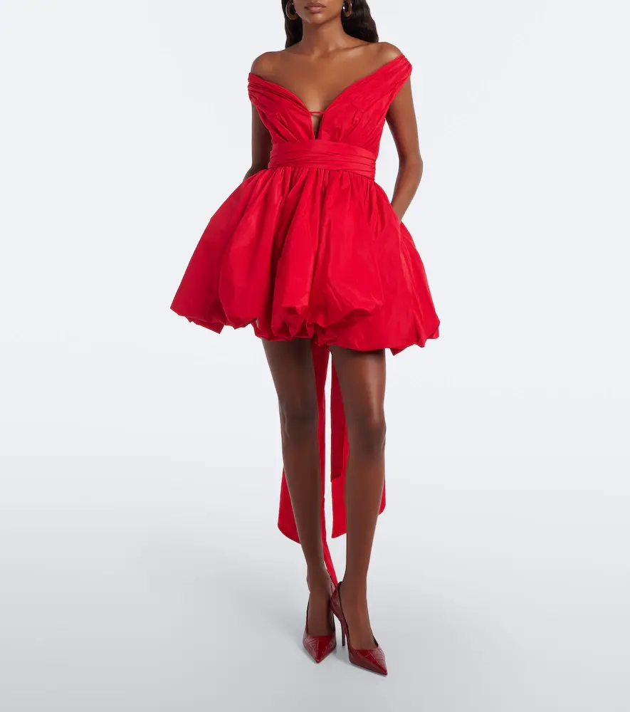 BLUMARINE Off-shoulder minidress | Thumbnail 5 BLUMARINE Off-shoulder minidress | Thumbnail 5