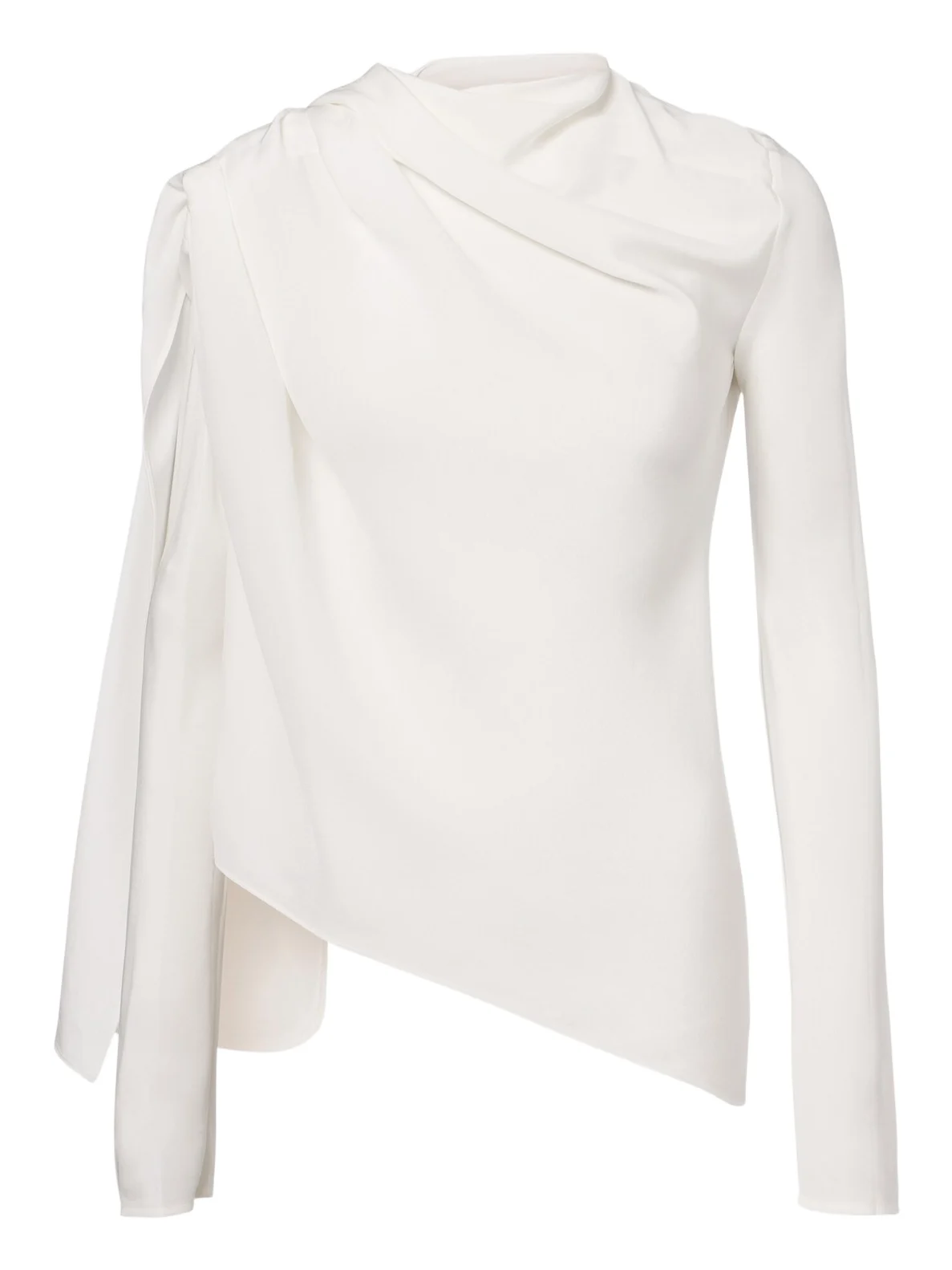 Tove Maevi draped caped silk top