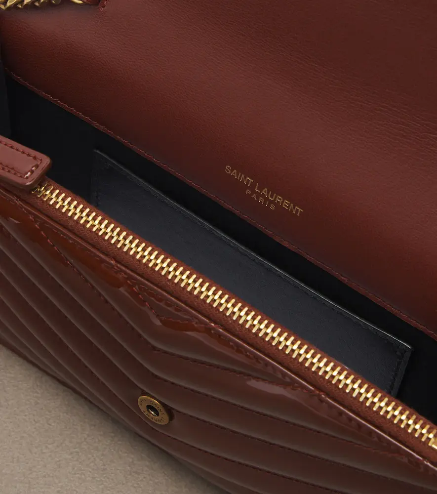 Saint Laurent Cassandre matelassé leather wallet on chain | Thumbnail 3