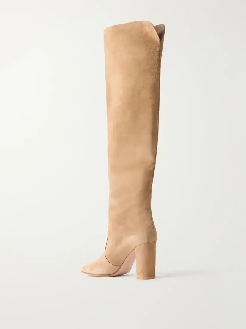 Gianvito Rossi Glen Cuissard 85 Suede Over-the-knee Boots | Thumbnail 3 Gianvito Rossi Glen Cuissard 85 Suede Over-the-knee Boots | Thumbnail 3