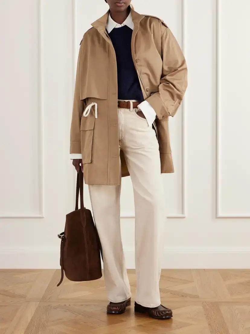 TWP Drawing Conclusions Drawstring Cotton-twill Jacket | Thumbnail 2 TWP Drawing Conclusions Drawstring Cotton-twill Jacket | Thumbnail 2