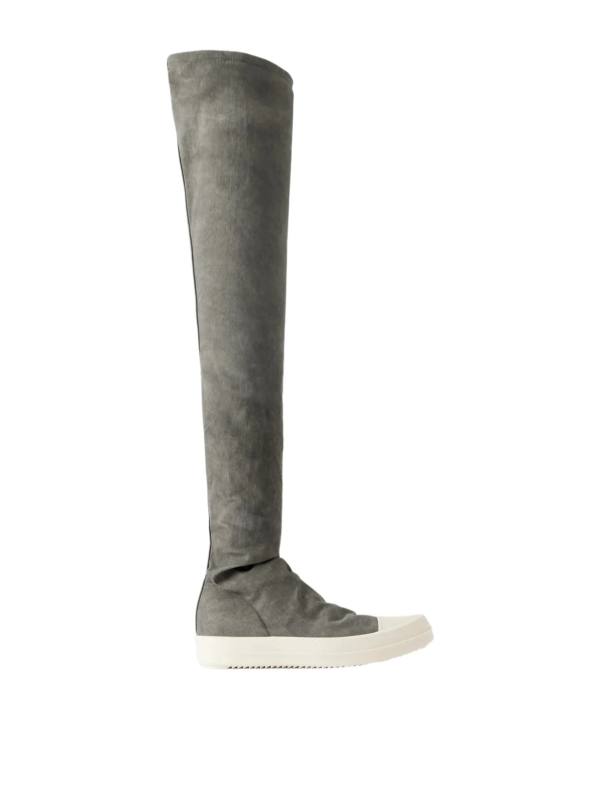 Rick Owens High Sock Stretch-twill Over-the-knee Boots