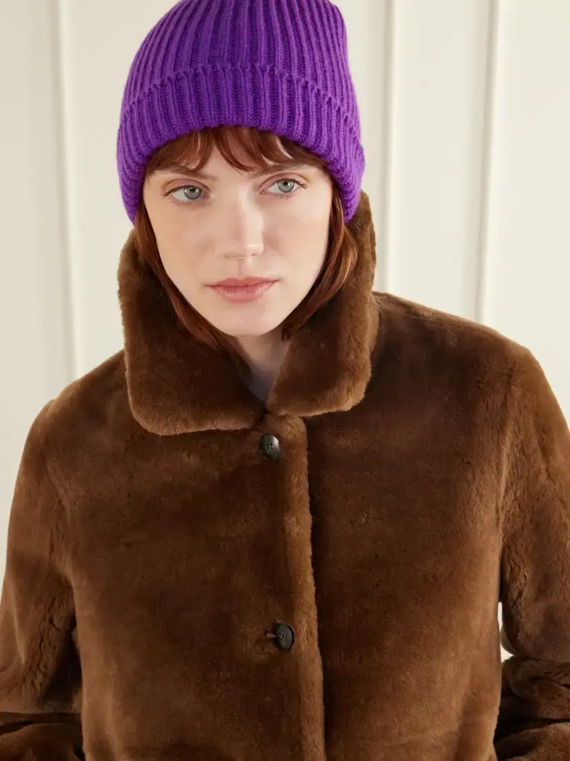 Johnstons of Elgin Lovat Cashmere Beanie | Thumbnail 2