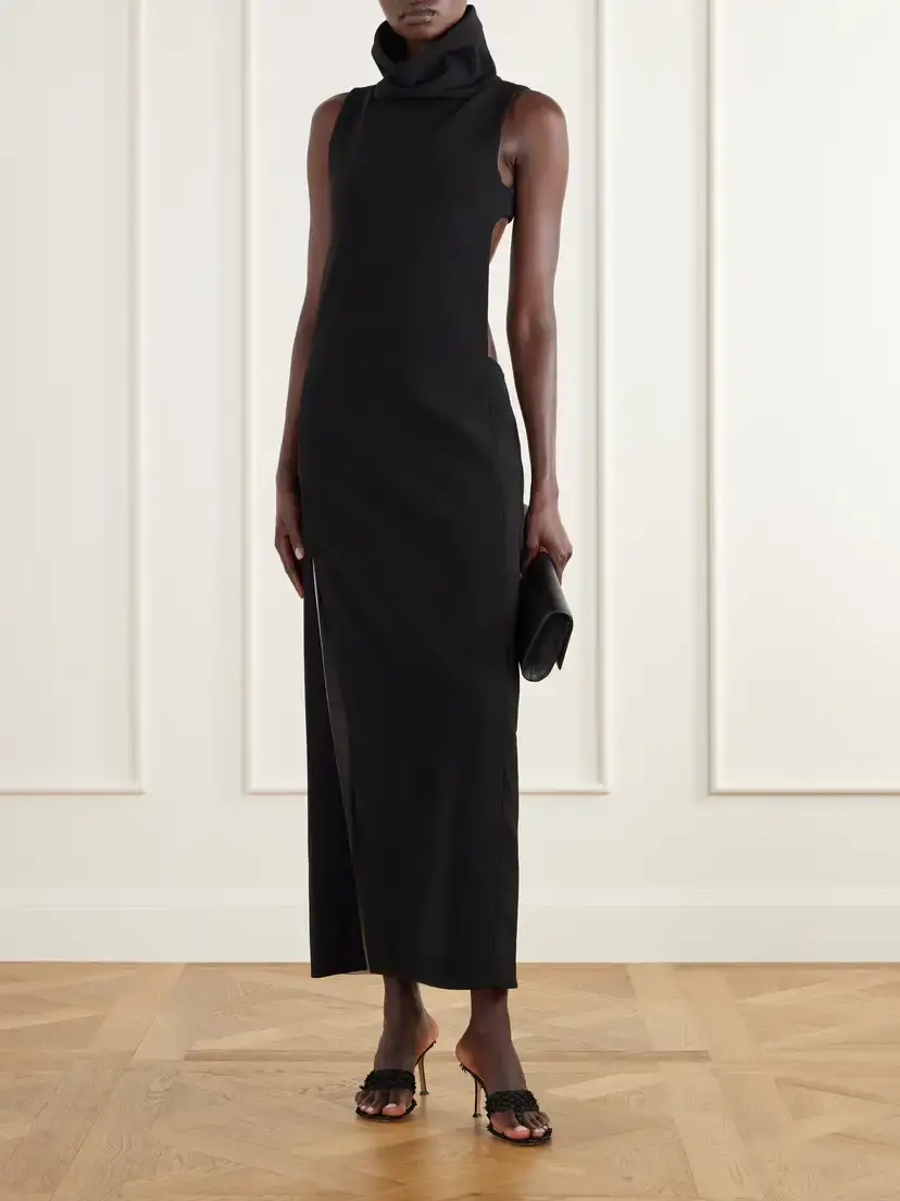 Courrèges Cut-out Crepe Maxi Dress | Thumbnail 2