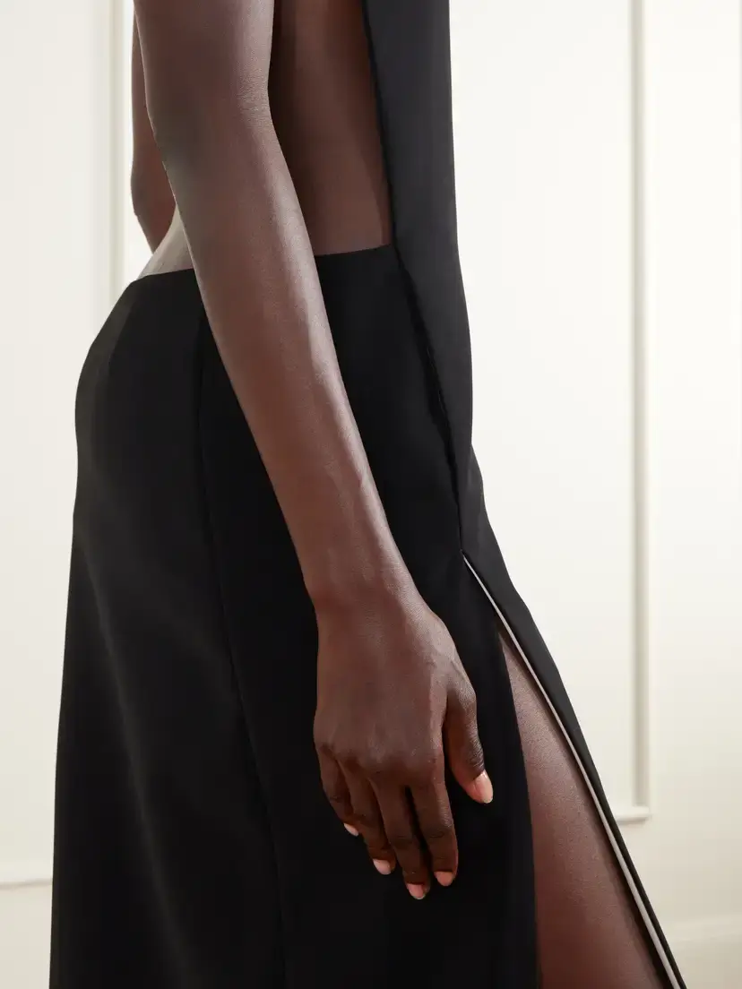 Courrèges Cut-out Crepe Maxi Dress | Thumbnail 5