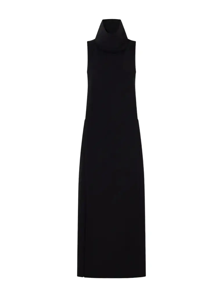 Courrèges Cut-out Crepe Maxi Dress