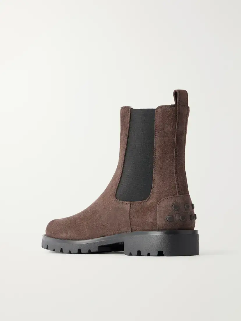 Tod's Gomma Suede Ankle Boots | Thumbnail 3 Tod's Gomma Suede Ankle Boots | Thumbnail 3
