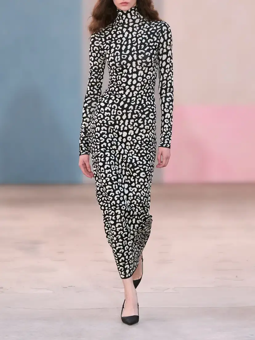 Carolina Herrera Leopard-patterned Stretch-silk Jacquard Maxi Dres | Thumbnail 5 Carolina Herrera Leopard-patterned Stretch-silk Jacquard Maxi Dres | Thumbnail 5