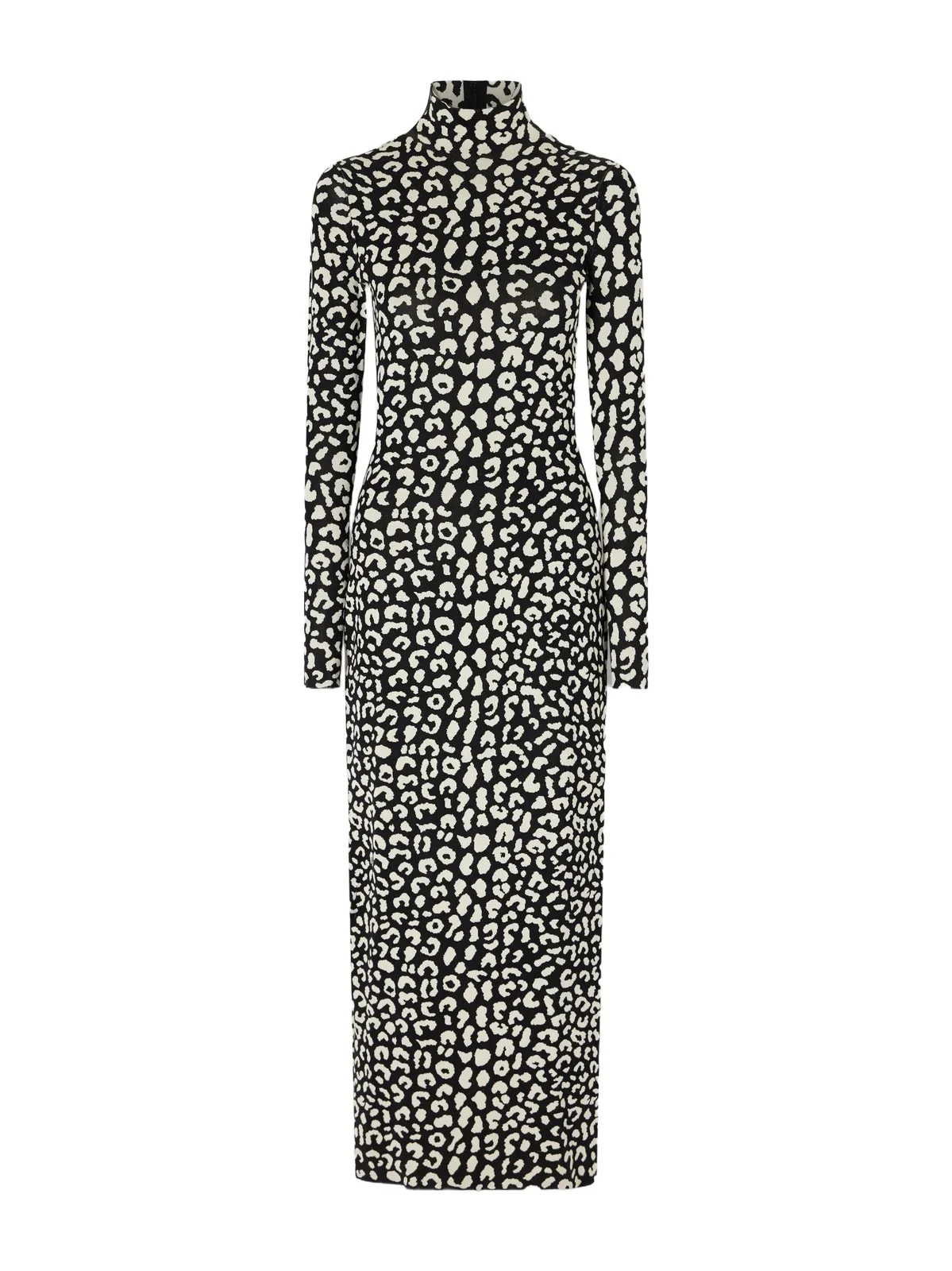 Carolina Herrera Leopard-patterned Stretch-silk Jacquard Maxi Dres