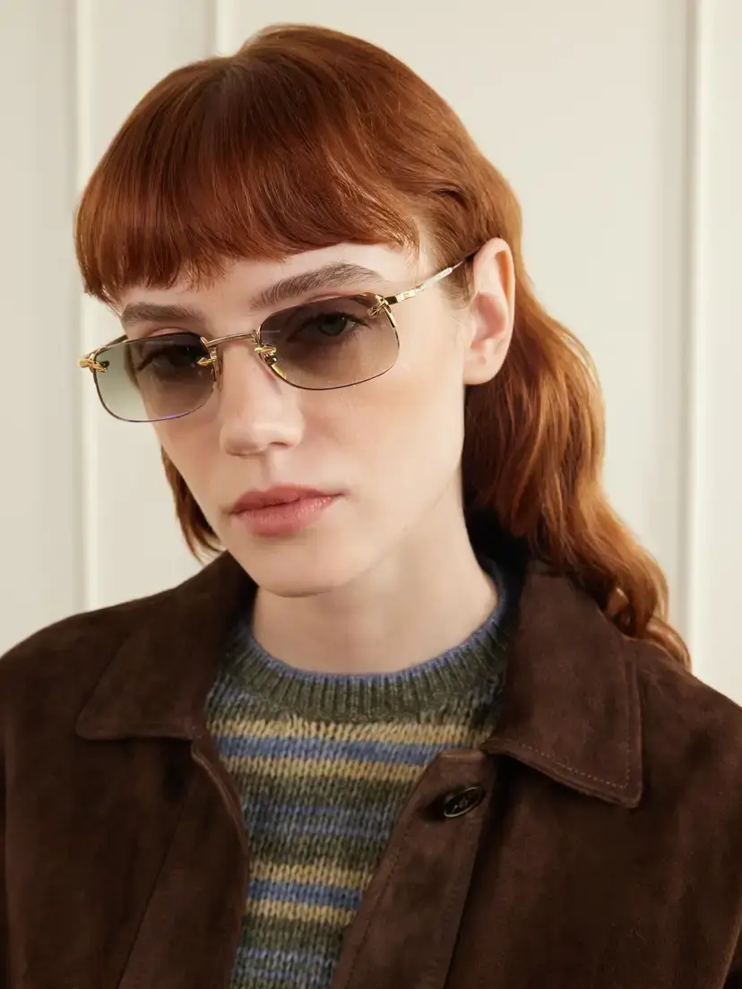Jacques Marie Mage Fonda Rimless Square-frame Titanium Sunglasses | Thumbnail 2 Jacques Marie Mage Fonda Rimless Square-frame Titanium Sunglasses | Thumbnail 2