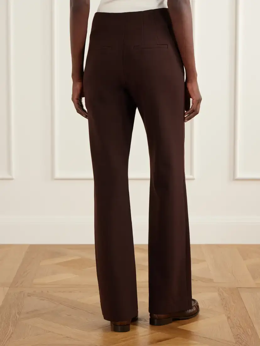 Veronica Beard Carys Crepe Straight-leg Pants | Thumbnail 4 Veronica Beard Carys Crepe Straight-leg Pants | Thumbnail 4