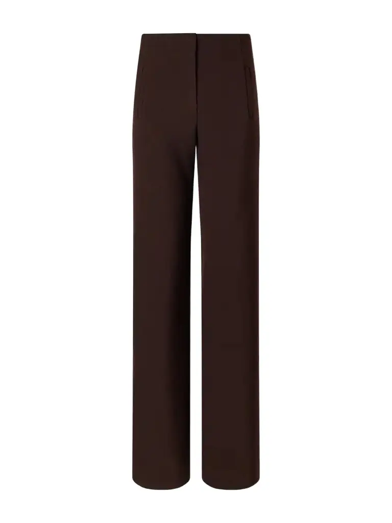 Carys Crepe Straight-leg Pants
