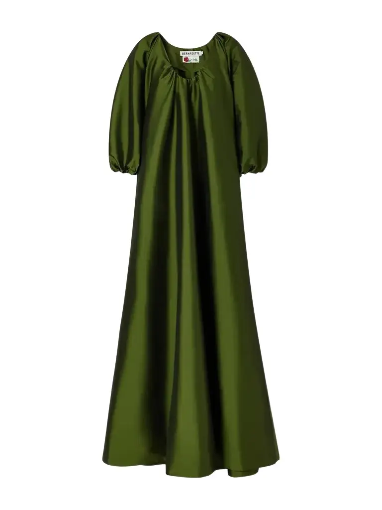 George Gathered Taffeta Gown George Gathered Taffeta Gown