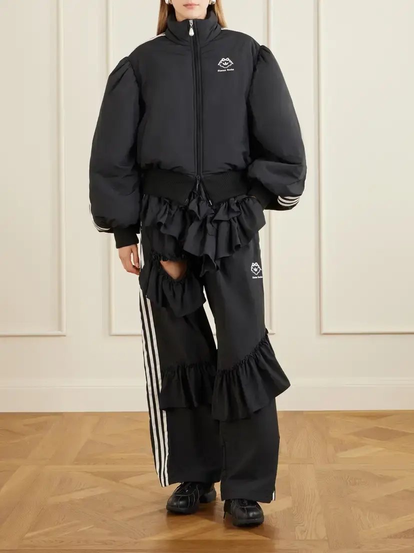 Simone Rocha + Adidas Originals Firebird Logo-embroidered Padded Shell Jacket | Thumbnail 2 Simone Rocha + Adidas Originals Firebird Logo-embroidered Padded Shell Jacket | Thumbnail 2