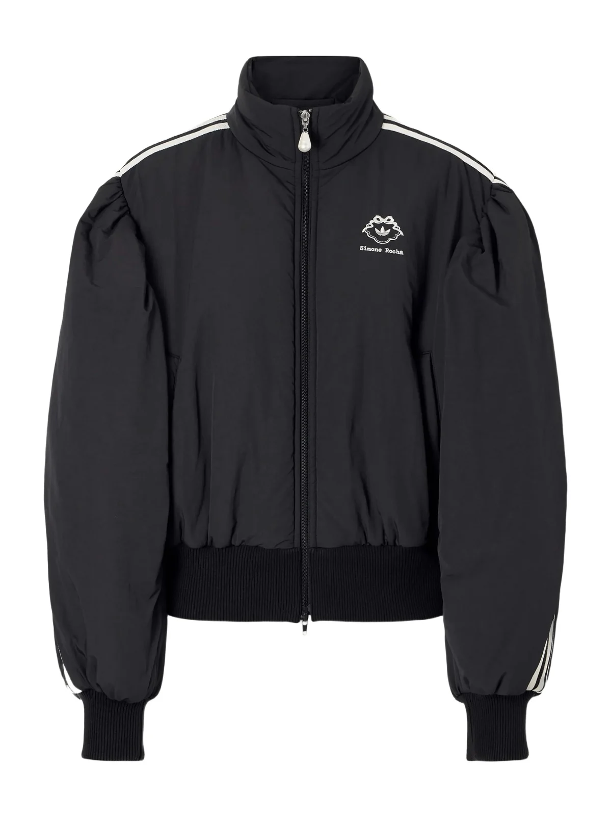 Simone Rocha + Adidas Originals Firebird Logo-embroidered Padded Shell Jacket