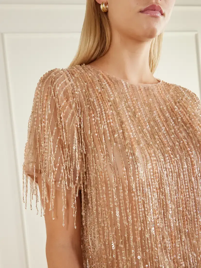 Aje Glisten Embellished Mesh Top | Thumbnail 4 Aje Glisten Embellished Mesh Top | Thumbnail 4
