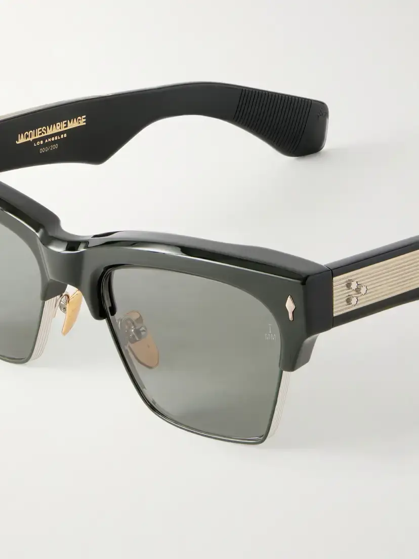 Jacques Marie Mage Bugsy D-frame Acetate Sunglasses | Thumbnail 4 Jacques Marie Mage Bugsy D-frame Acetate Sunglasses | Thumbnail 4