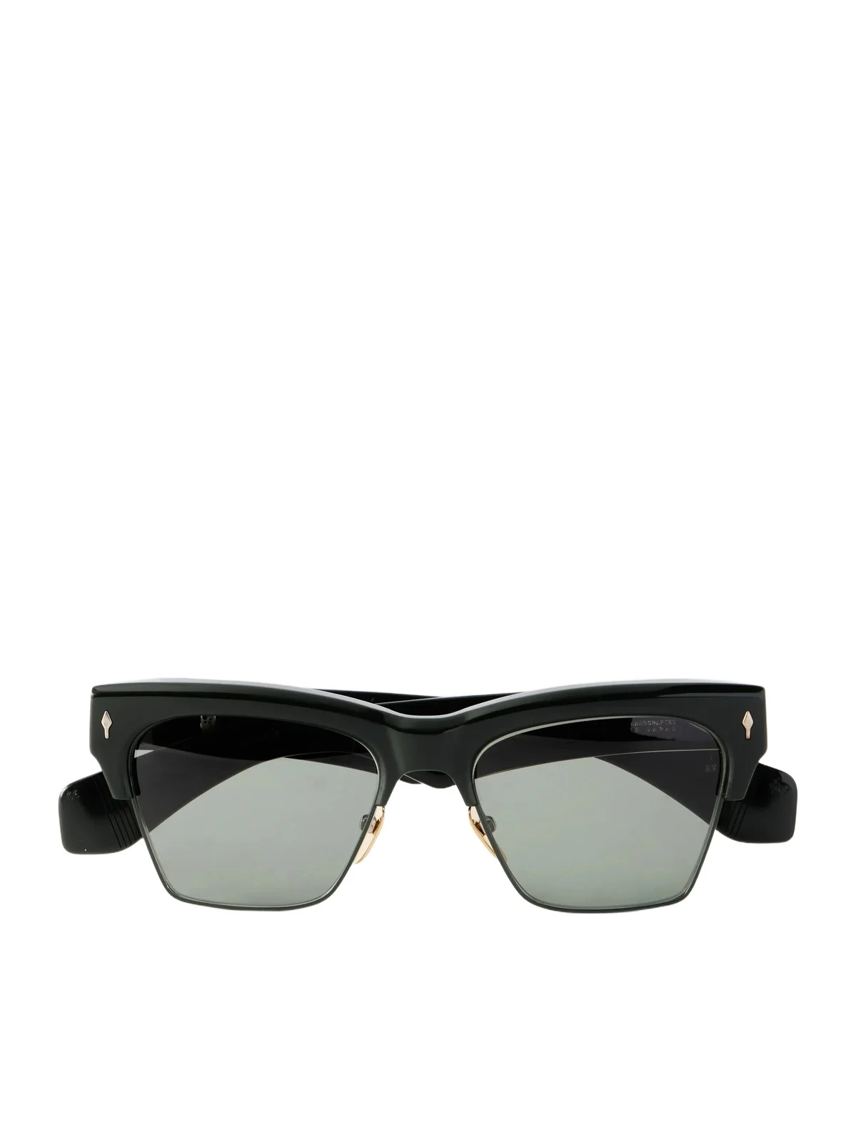 Jacques Marie Mage Bugsy Semi-rimless D-frame Acetate Sunglasses