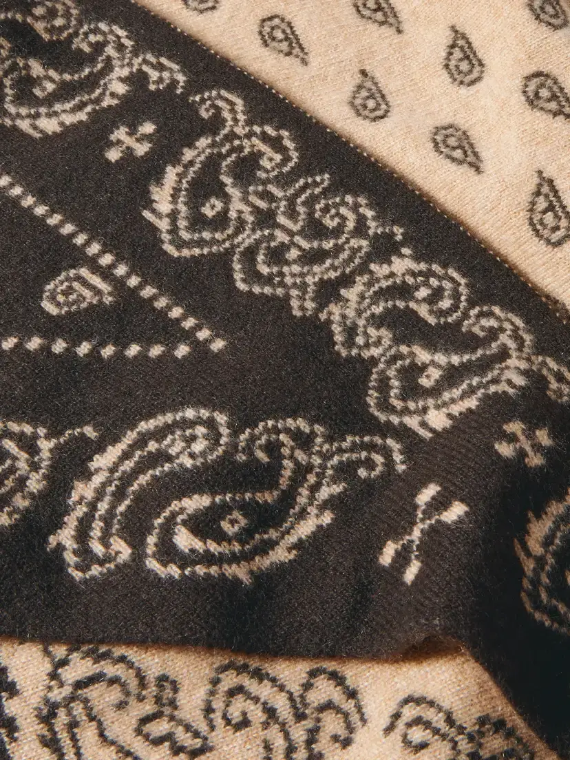 Guest In Residence The Wild Rag Cashmere-jacquard Scarf | Thumbnail 3
