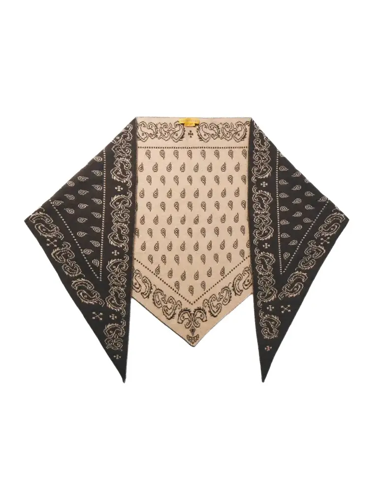 Guest In Residence The Wild Rag Cashmere-jacquard Scarf