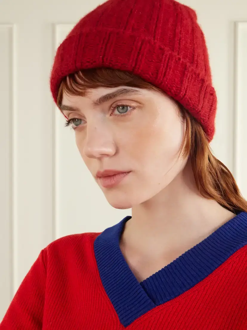 Johnstons of Elgin Bhaltair Cashmere And Silk-blend Beanie | Thumbnail 2 Johnstons of Elgin Bhaltair Cashmere And Silk-blend Beanie | Thumbnail 2