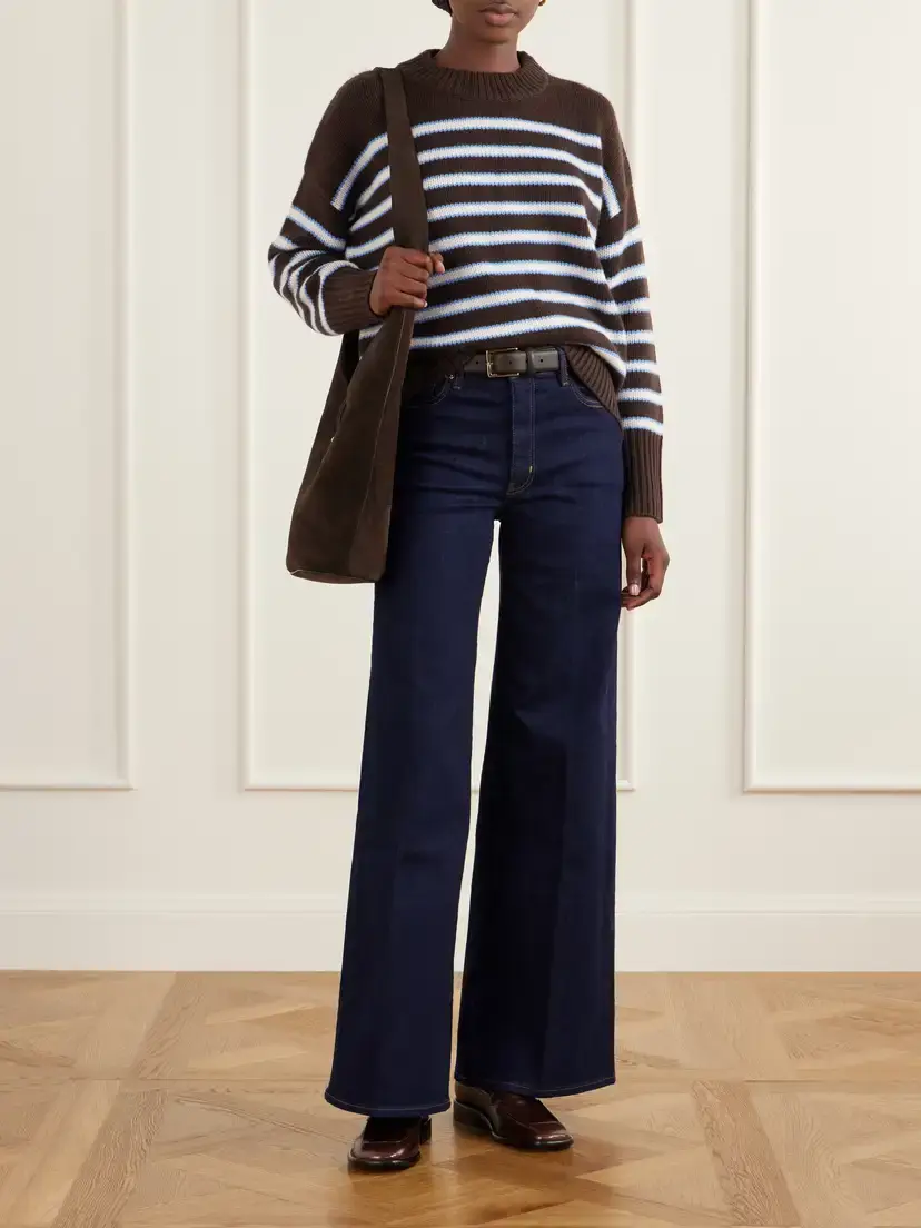 La Ligne Marin Striped Wool And Cashmere-blend Sweater | Thumbnail 2 La Ligne Marin Striped Wool And Cashmere-blend Sweater | Thumbnail 2