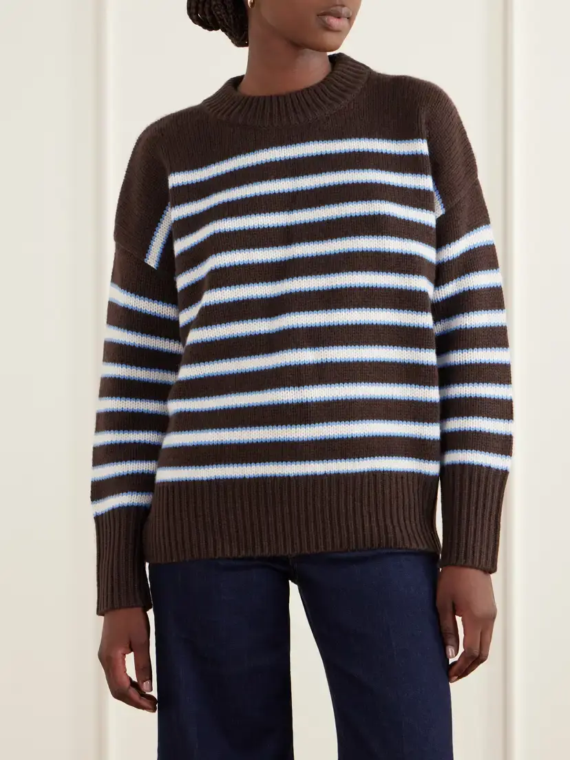 La Ligne Marin Striped Wool And Cashmere-blend Sweater | Thumbnail 3 La Ligne Marin Striped Wool And Cashmere-blend Sweater | Thumbnail 3