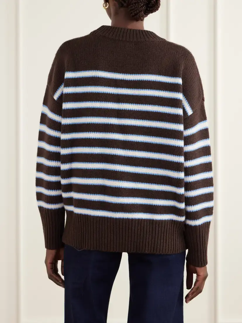La Ligne Marin Striped Wool And Cashmere-blend Sweater | Thumbnail 4 La Ligne Marin Striped Wool And Cashmere-blend Sweater | Thumbnail 4