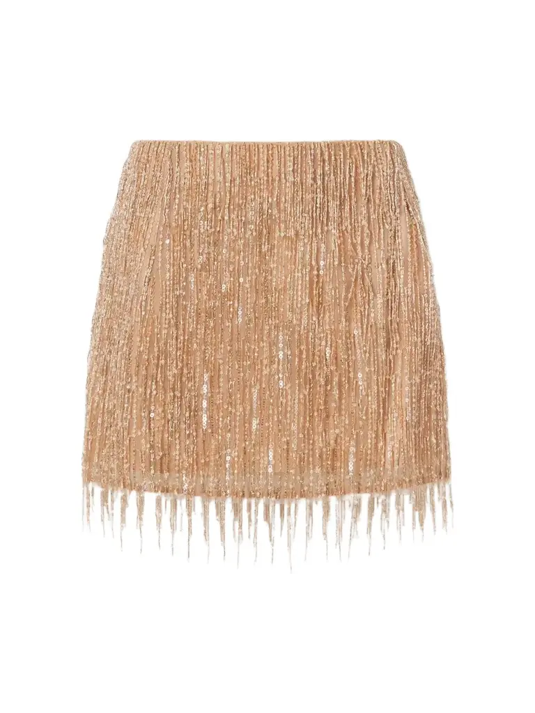 Aje Glisten Embellished Mini Skirt