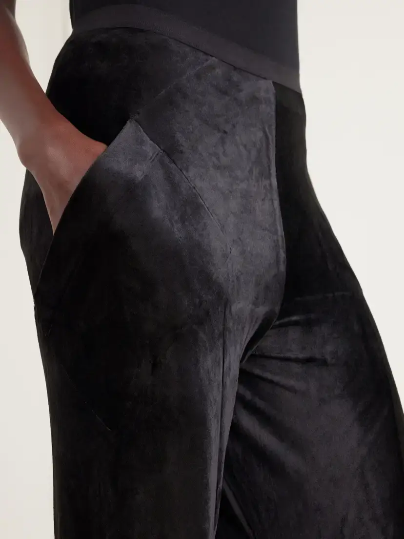 Rick Owens Velvet Wide-leg Pants | Thumbnail 5