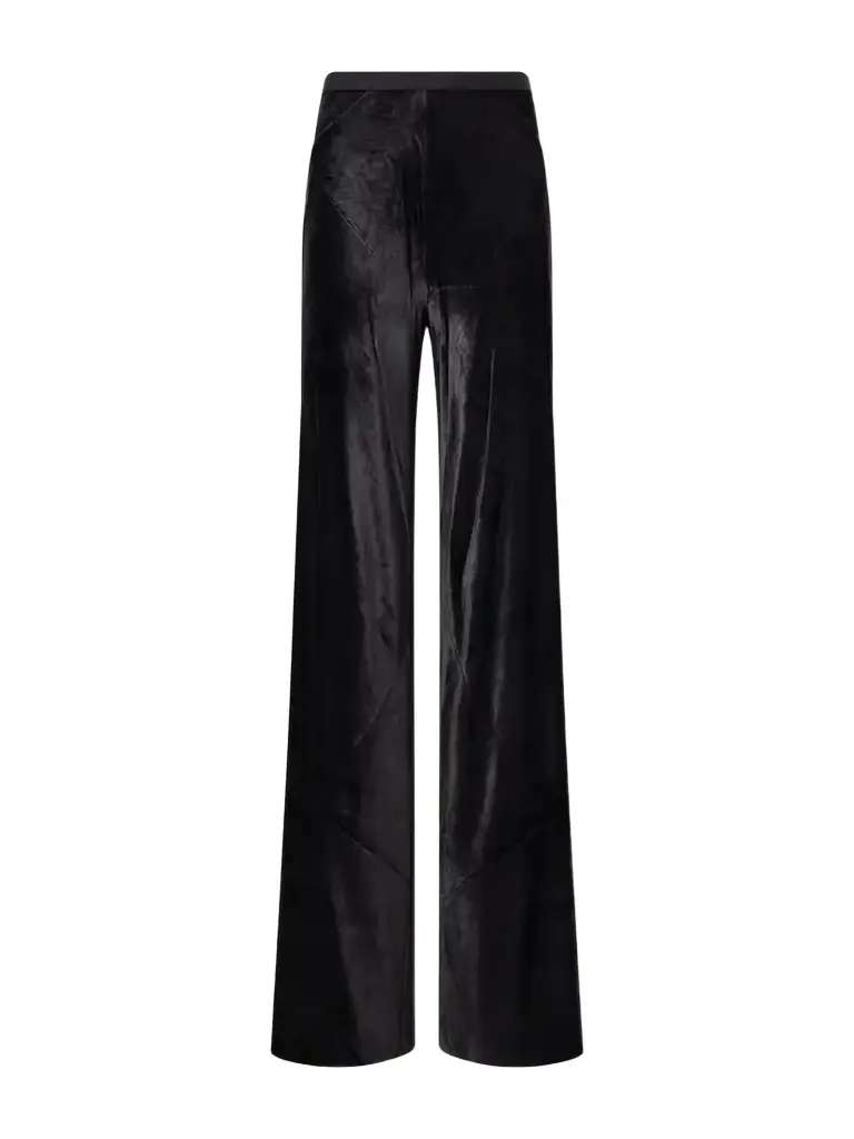 Rick Owens Velvet Wide-leg Pants