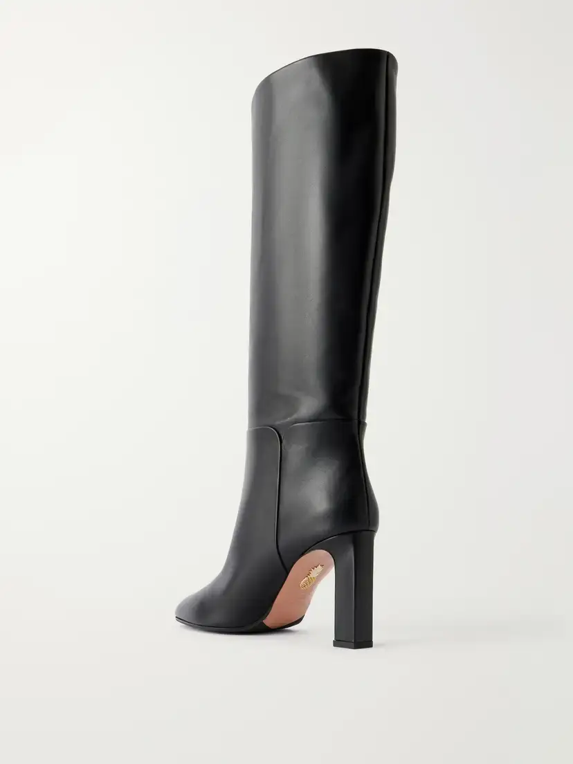 Aquazzura Sellier 85 Leather Knee Boots | Thumbnail 3