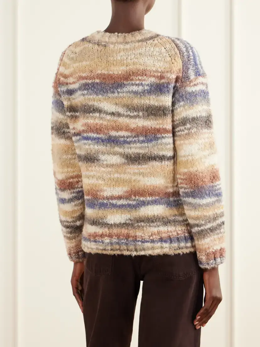 Veronica Beard Castile Striped Wool-blend Sweater | Thumbnail 4 Veronica Beard Castile Striped Wool-blend Sweater | Thumbnail 4