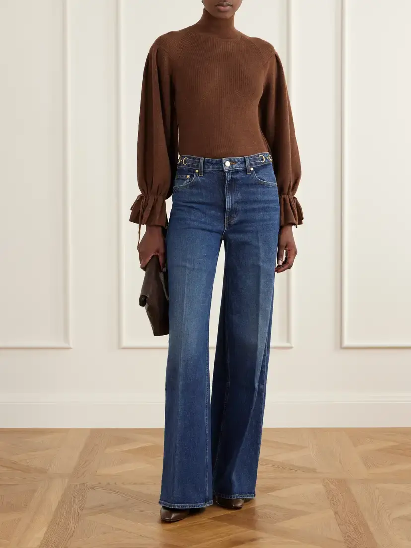 Ulla Johnson The Stretch Valory Flare High-rise Jeans | Thumbnail 2 Ulla Johnson The Stretch Valory Flare High-rise Jeans | Thumbnail 2