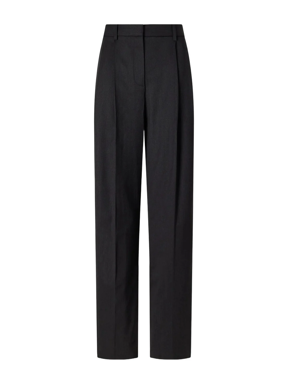 Ivy Pleated Wool-blend Twill Straight-leg Pants Ivy Pleated Wool-blend Twill Straight-leg Pants