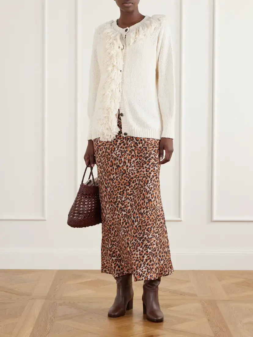 ALIX OF BOHEMIA Lyra Leopard-print Silk-crepe De Chine Maxi Skirt | Thumbnail 2 ALIX OF BOHEMIA Lyra Leopard-print Silk-crepe De Chine Maxi Skirt | Thumbnail 2